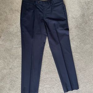 Blue checkered dress pants Ted Baker